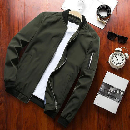 Slim Fit Casual Men's Bomber Jacket