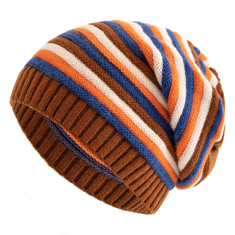 Warm Cable Knit Slouch Beanie for Ladies - VogeLuxe