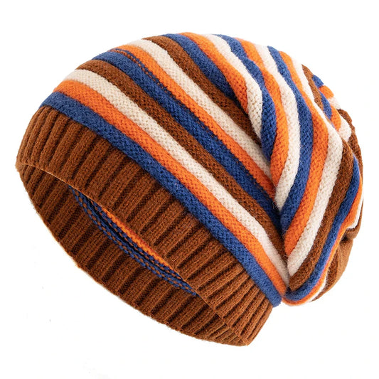 Warm Cable Knit Slouch Beanie for Ladies - VogeLuxe