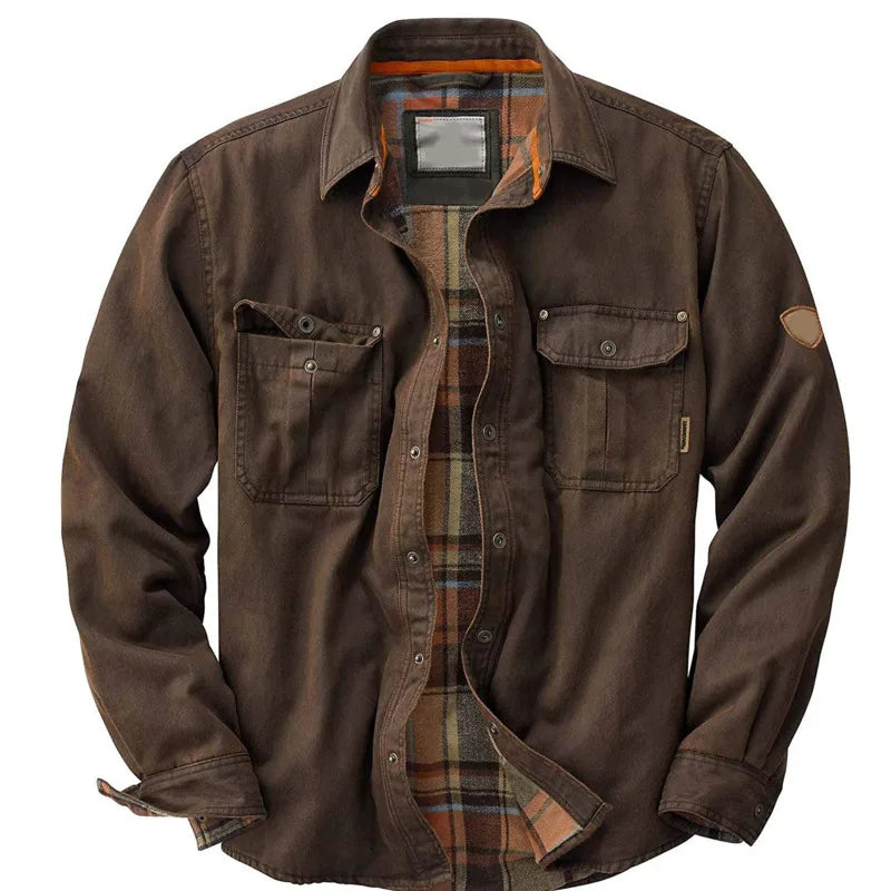 Tough Biker Leather Motorcycle Jacket For Men - BritishElegance