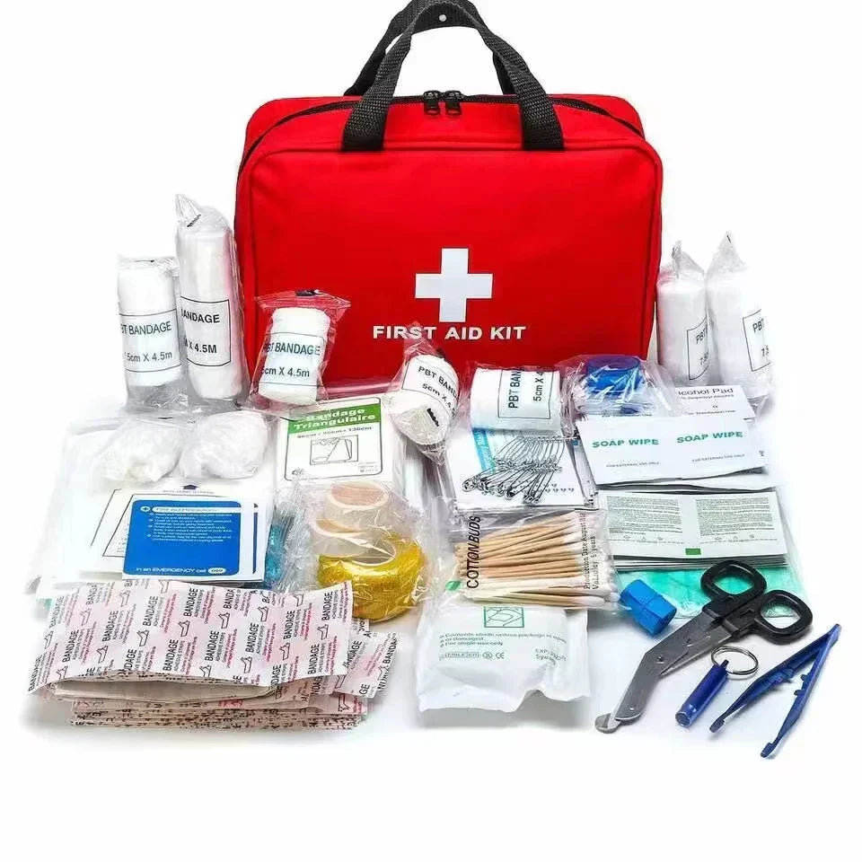 Portable Emergency 184-Piece First Aid Kit Bag - BritishElegance
