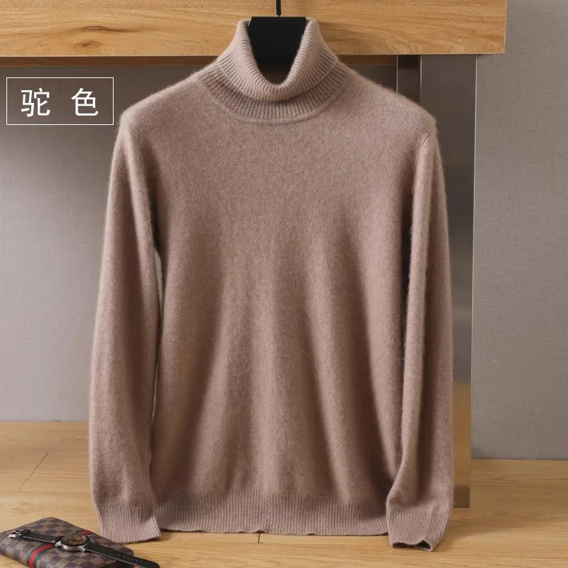 Luxury Soft Men's Cashmere Crew Neck Sweater