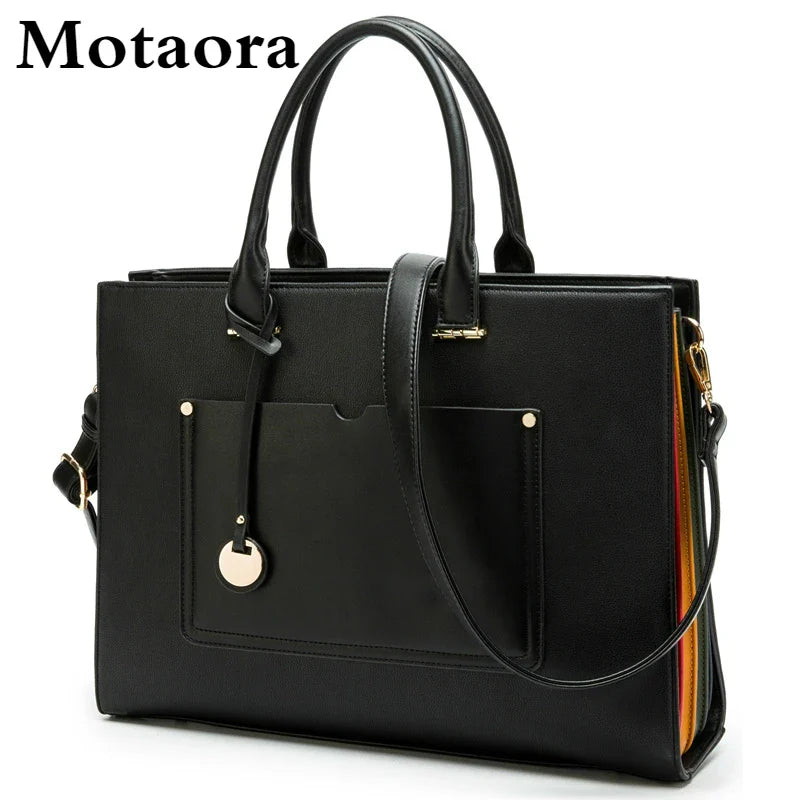 Big Genuine Leather Tote Bag Women - VogeLuxe