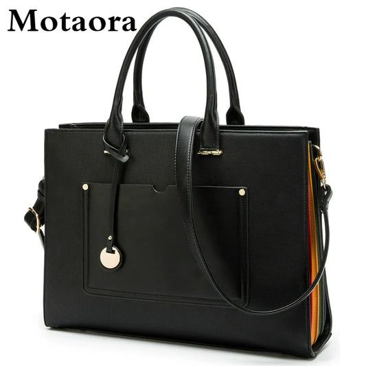 Big Genuine Leather Tote Bag Women - VogeLuxe