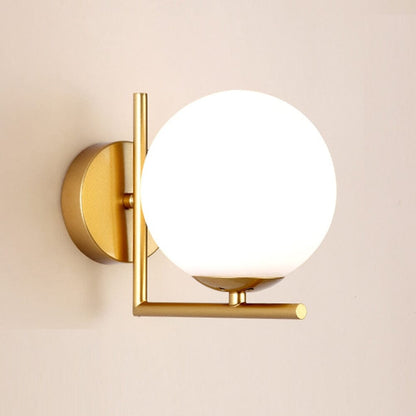Simple White Wall Light