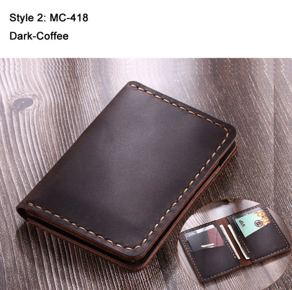 Premium Brown Leather Card Wallet