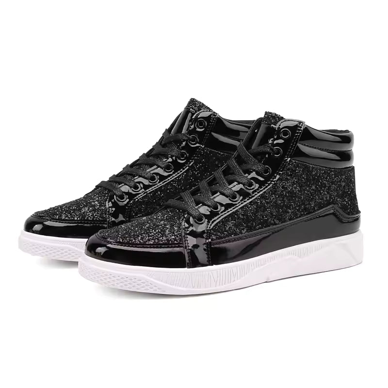 Ladies High Top Fashion Sneakers - VogeLuxe