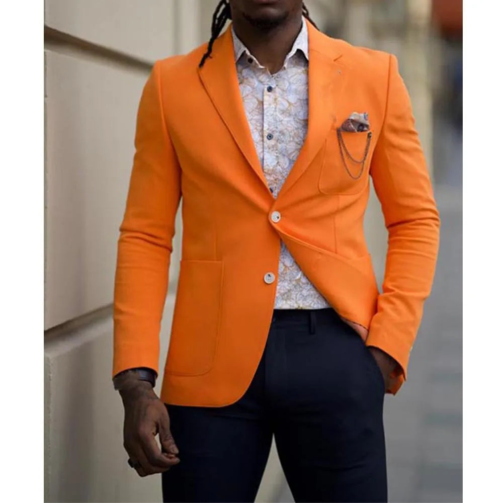 Men's Slim Fit Classic Blazer Jacket