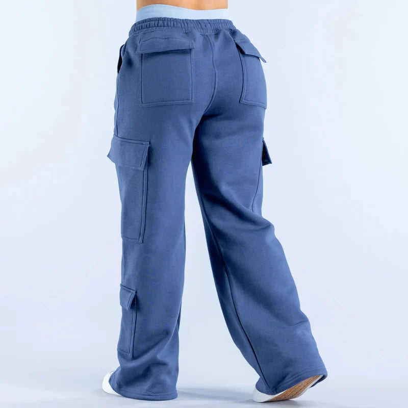 Practical Straight Fit Cargo Work Pants