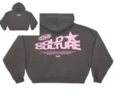 Trendy Large Graphic Streetwear Hoodie