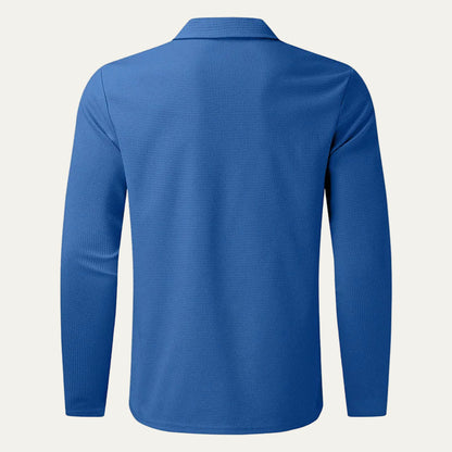 VogeLuxe | Men’s Textured Zip Up Collared Jacket