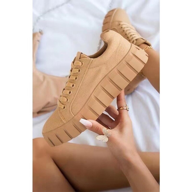 Comfy Women's Lace Up Chunky Sneakers
