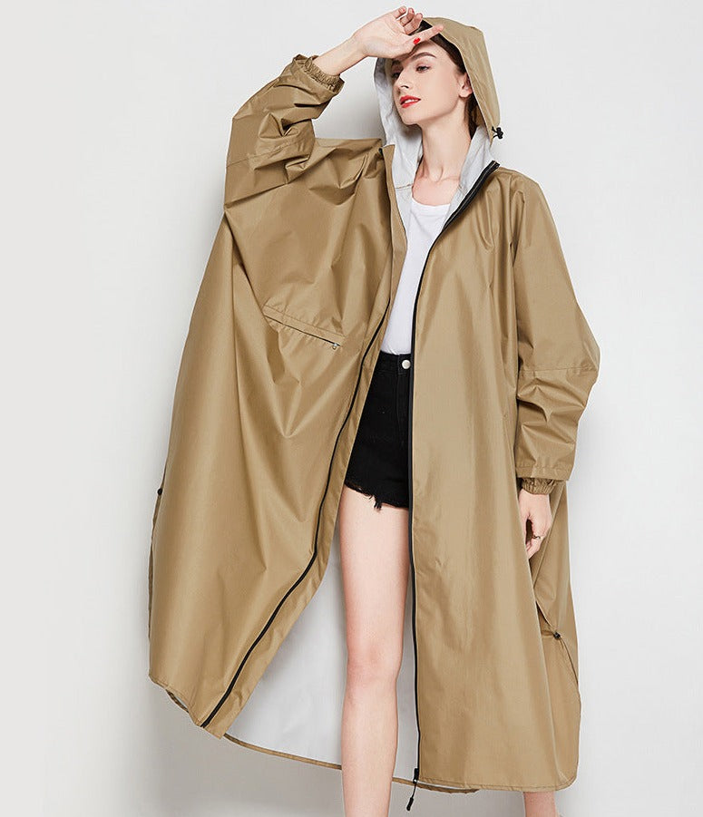 Waterproof Women's Raincoat with Hood