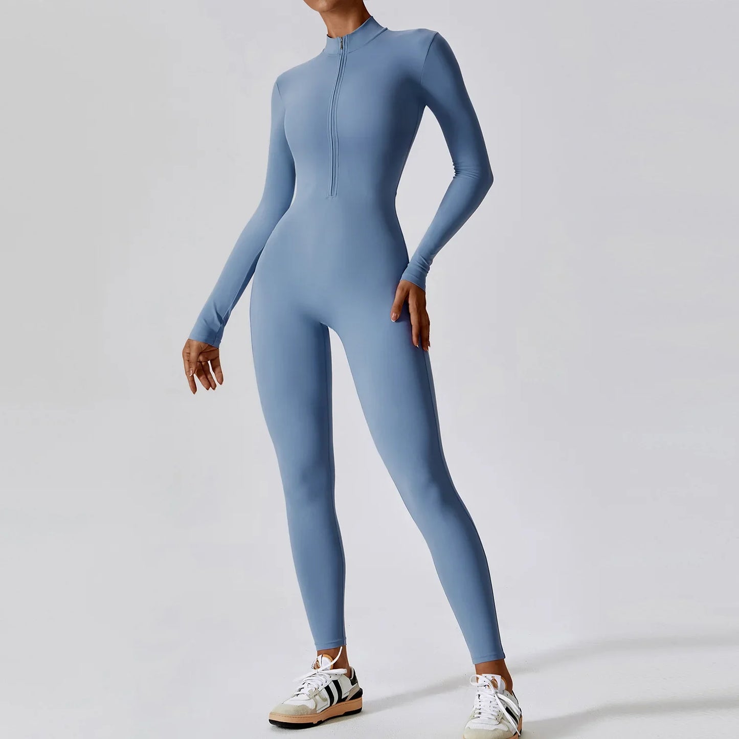 Ladies Full Zip Front Jumpsuit