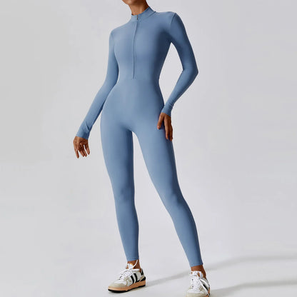 Ladies Full Zip Front Jumpsuit