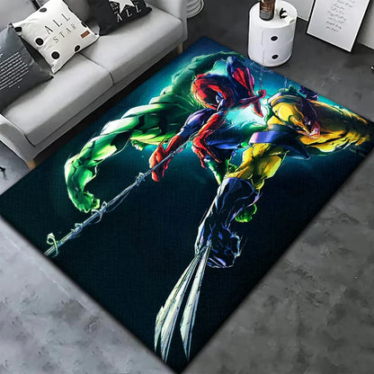 Colorful Kids Rug Soft Plush Playroom Mat