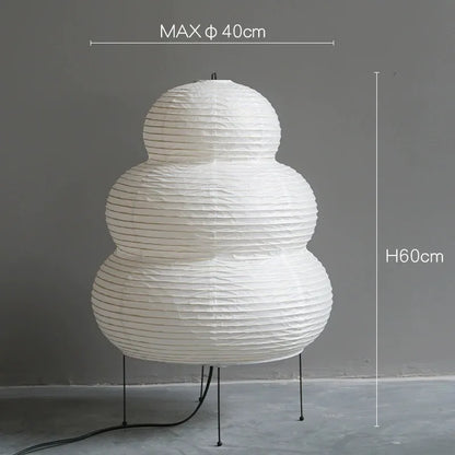 Rustic Wooden Standing Lamp
