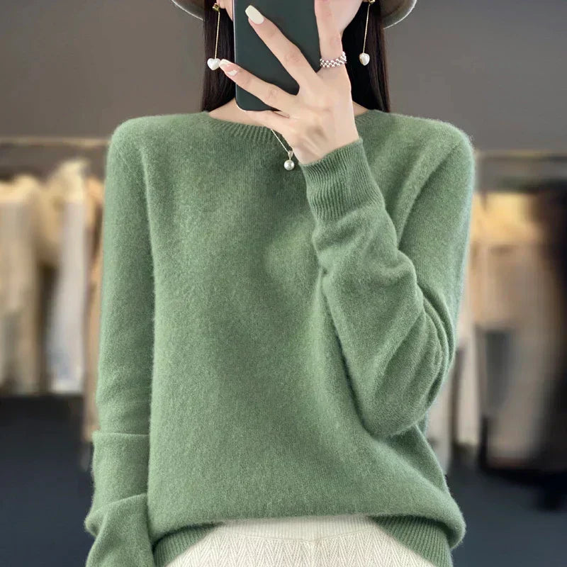 Premium Merino Wool Women's Sweater Soft and Cozy
