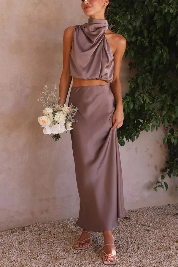 Ladies Elegant 2 Piece Summer Dress Set