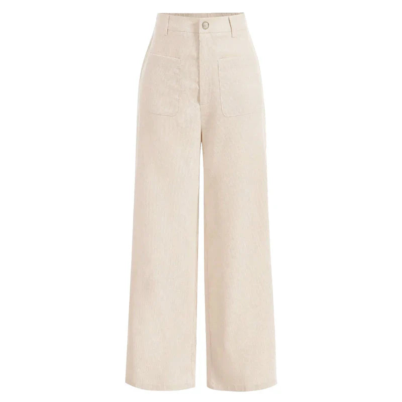 Comfortable Wide Leg High Waist Women's Pants