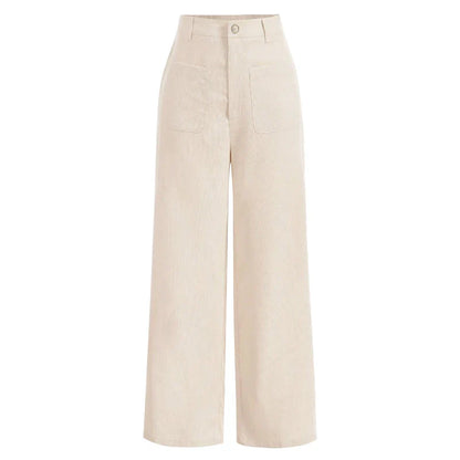 Comfortable Wide Leg High Waist Women's Pants
