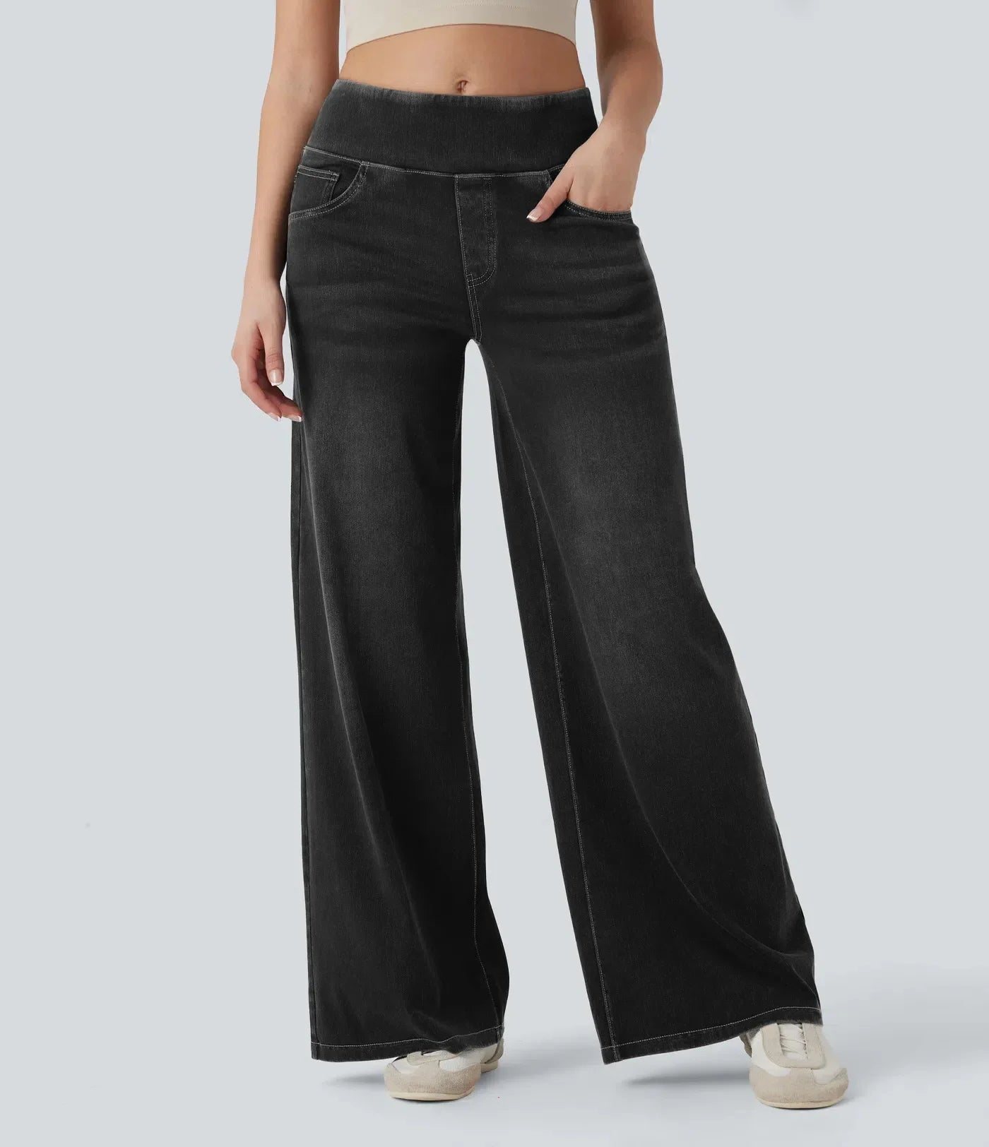 Comfortable High Waist Loose Fit Jeans