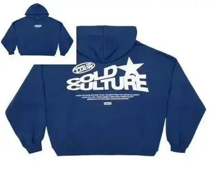 Trendy Large Graphic Streetwear Hoodie