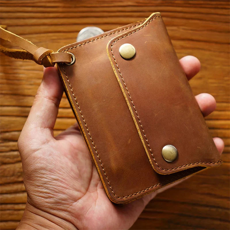 Classic Brown Leather Wallet - VogeLuxe
