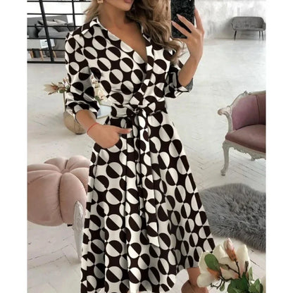 Elegant Women's Wrap Around Dress