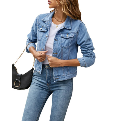 Fitted Short Denim Jacket