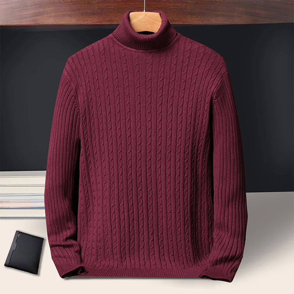 Classic Pattern Crew Neck Sweater