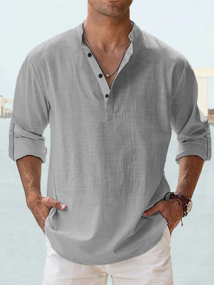 Comfortable Mens Casual Shirt - Loose Fit - Lightweight Style
