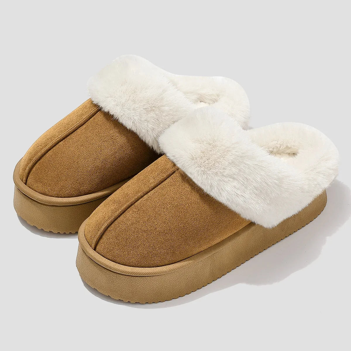 Cozy Fleece Women's Slippers - Soft Warm Non Slip Shoes