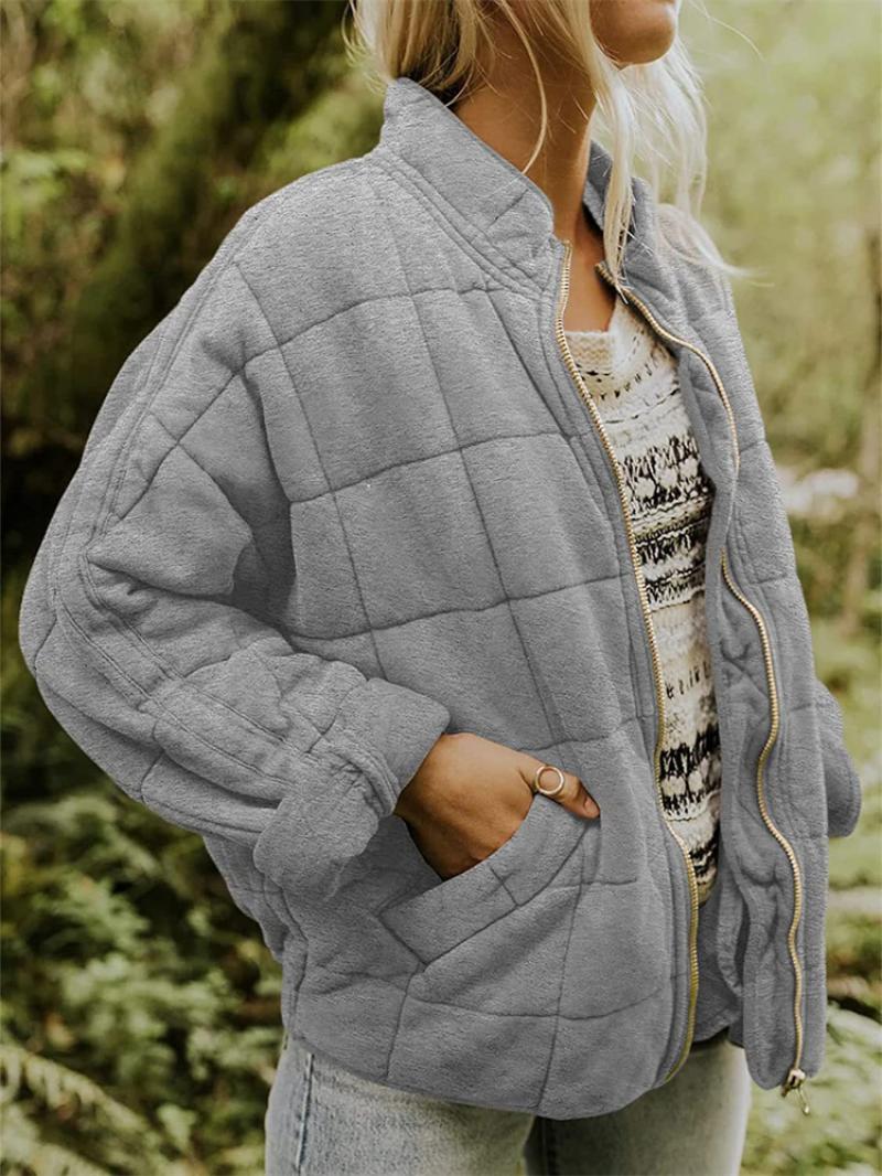 Rasmine | Chic Padded Zip Up Jacket