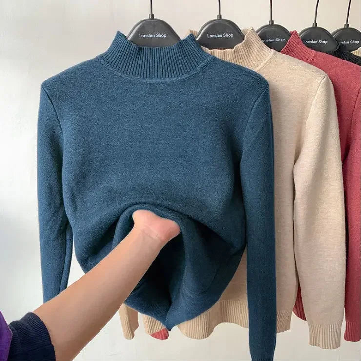 Soft Knit Half Zip Sweater for Men