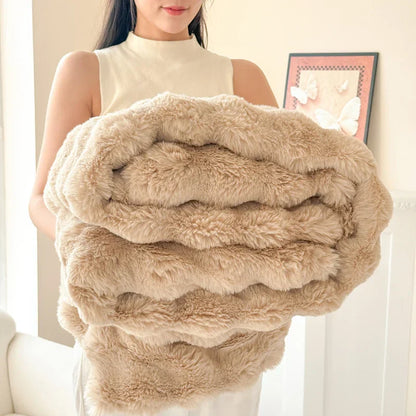 Plush Faux Fur Blanket | Super Soft Cozy Throw