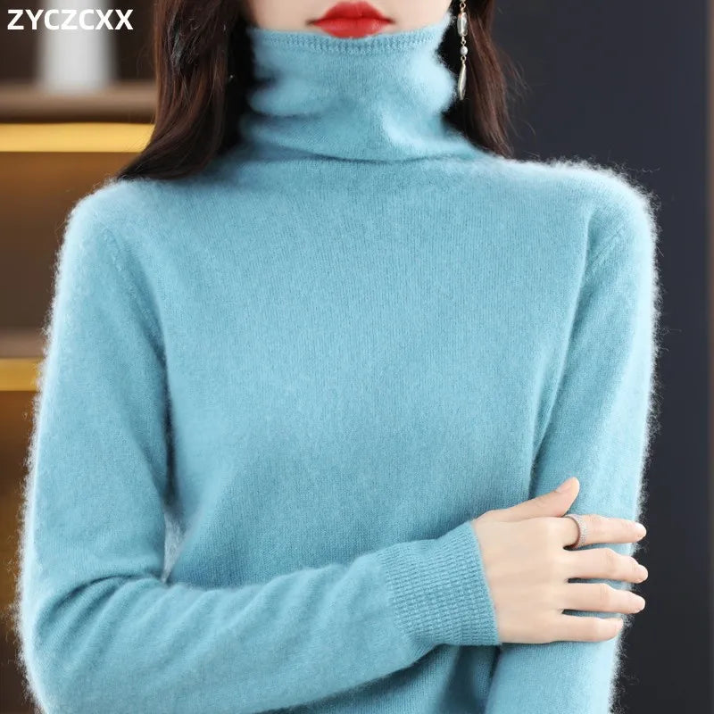 Soft Merino Wool Women's Sweater - BritishElegance