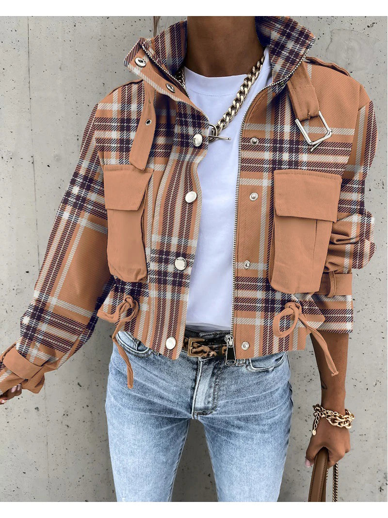 Fashionable Urban Button Down Jacket - VogeLuxe