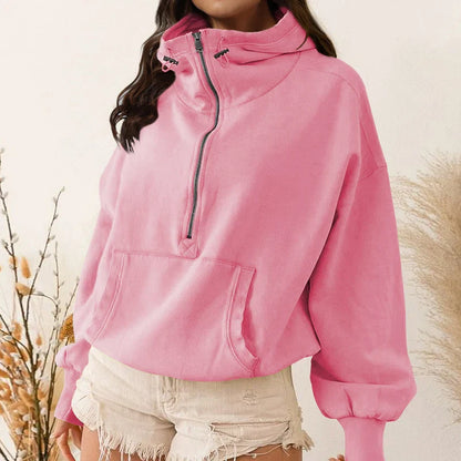 Comfortable Women's Casual Hooded Sweatshirt