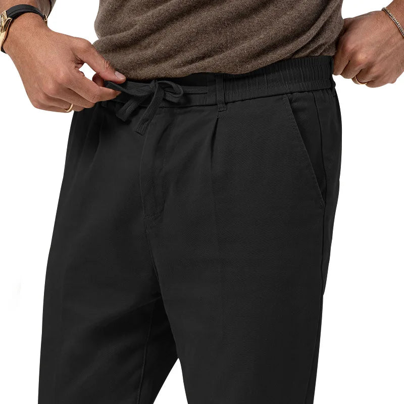 Relaxed Fit Summer Cotton Pants for Men