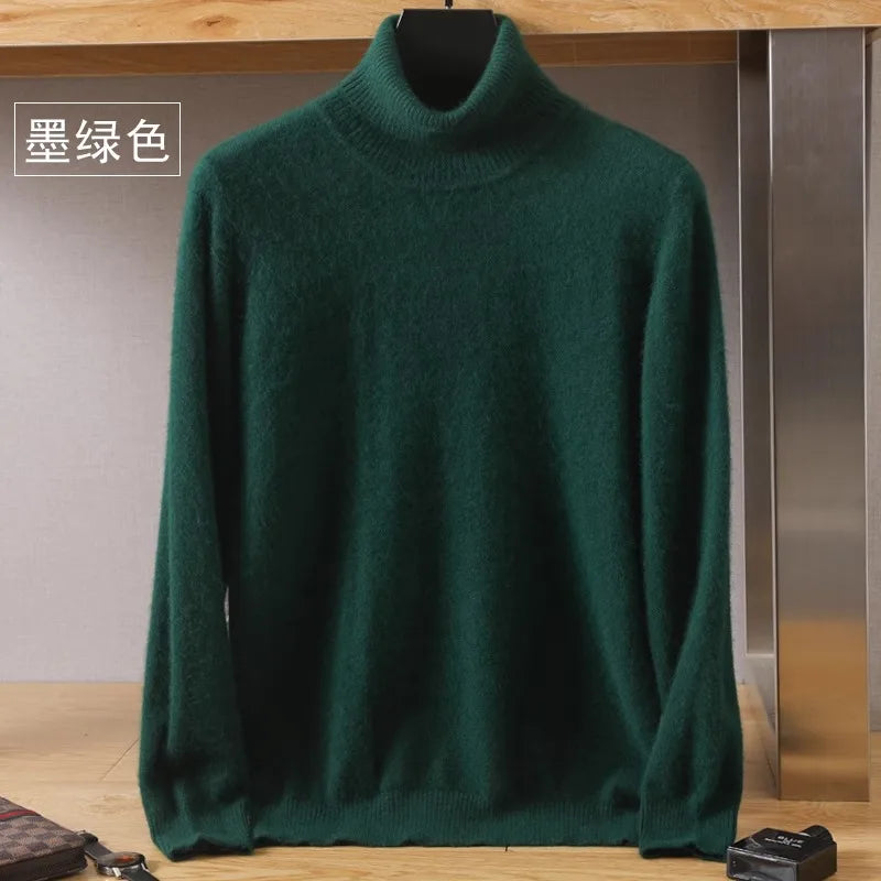 Luxury Soft Men's Cashmere Crew Neck Sweater
