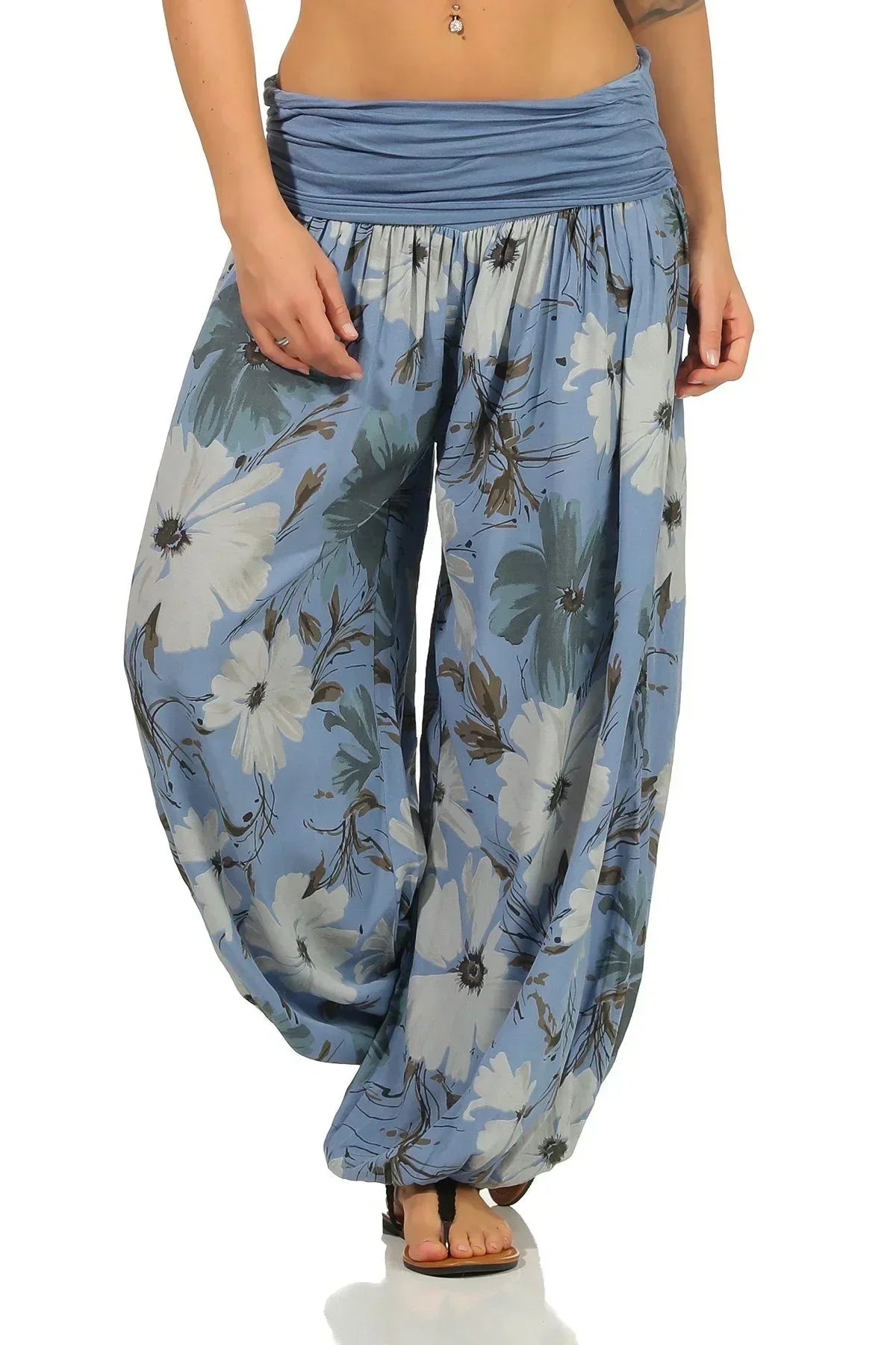 Curvy Fashion Wide Leg Jeans Pants