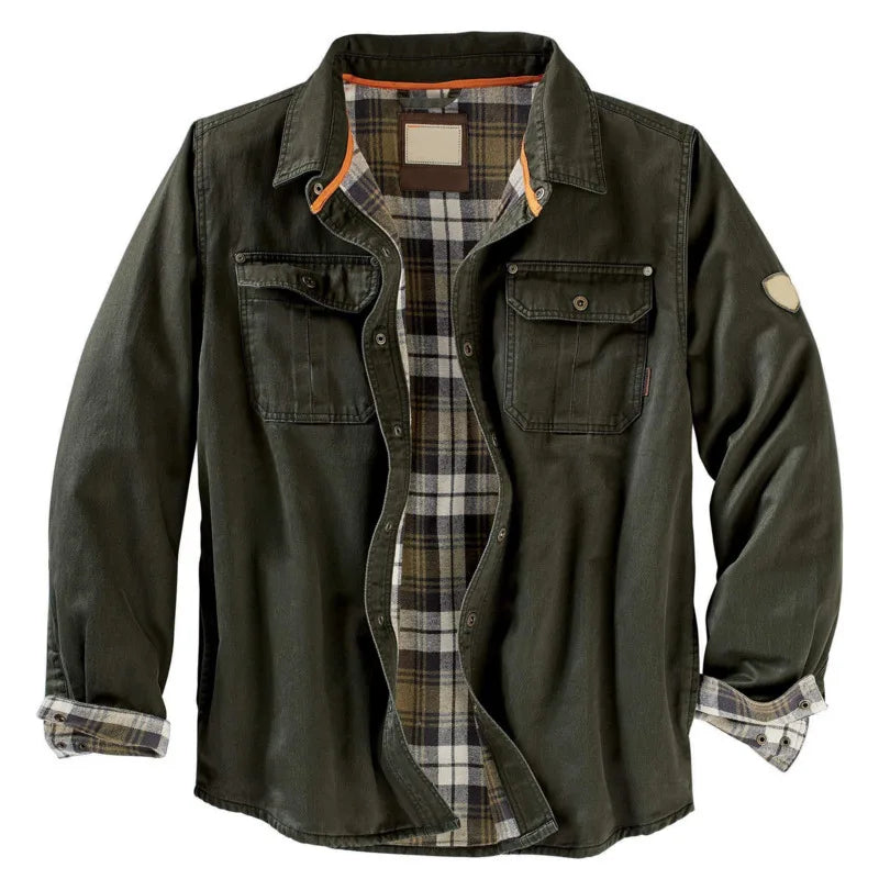 Tough Biker Leather Motorcycle Jacket For Men