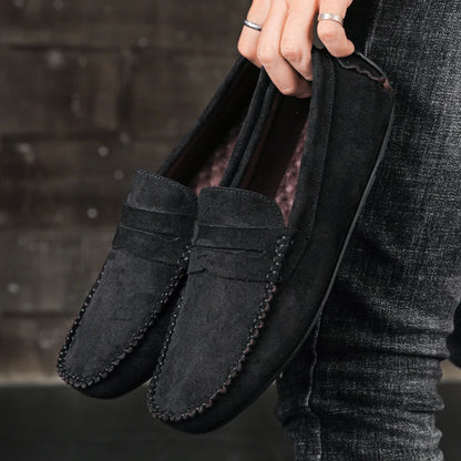 Stylish Leather Men's Slip On Shoes