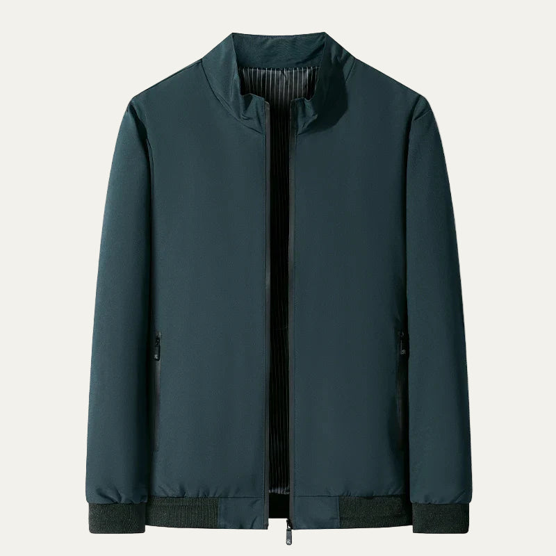 VogeLuxe | Men’s Stylish Stand Collar Bomber Jacket