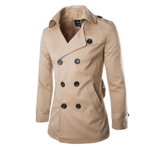 Classic Men's Double Button Blazer - VogeLuxe