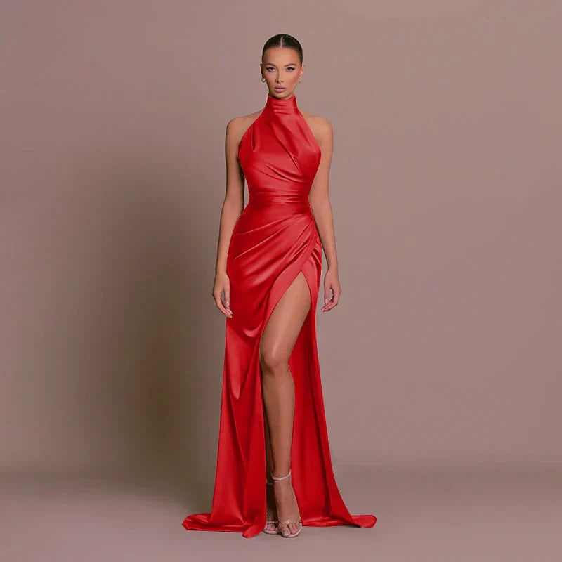 Chic Formal Side-Slit Party Dress