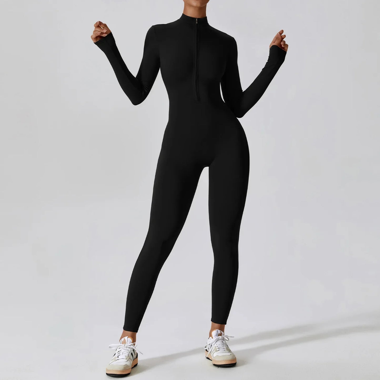 Ladies Full Zip Front Jumpsuit