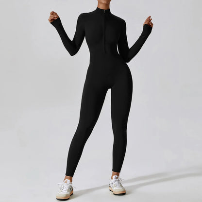 Ladies Full Zip Front Jumpsuit