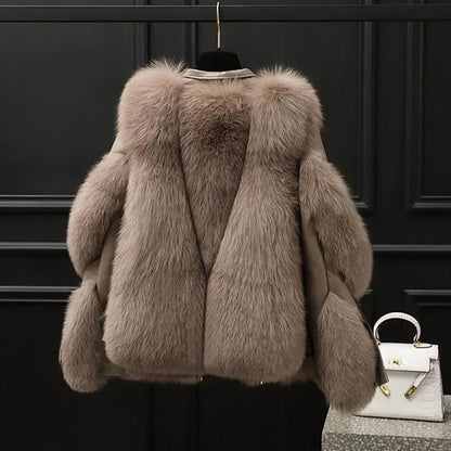 Premium Fake Fur Parka – Warm Winter Coat